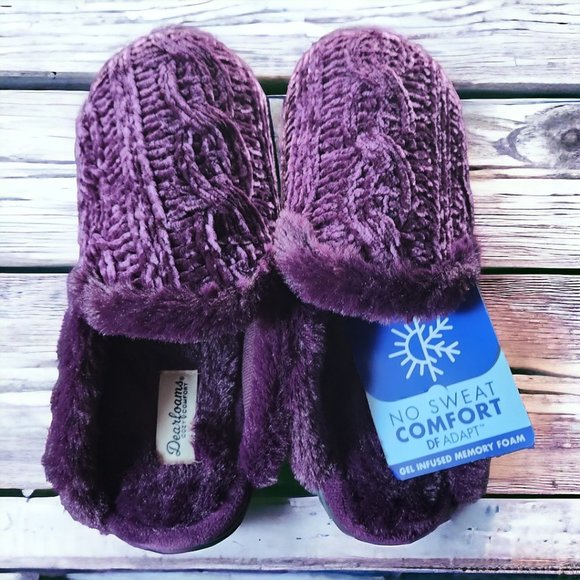 NWT DEARFOAMS LEAH MARLED CHENILLE KNIT Booties Size 7-8 - Picture 2 of 7